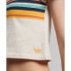Superdry Γυναικεία κοντομάνικη μπλούζα Vintage Stripe Crop T-Shirt